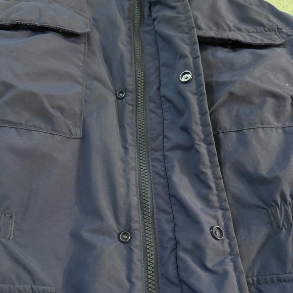 PLACE Warm Blue Winter Parka Coat with Faux Fur Lined Hood Boys Size XXL (16) - Picture 6 of 9